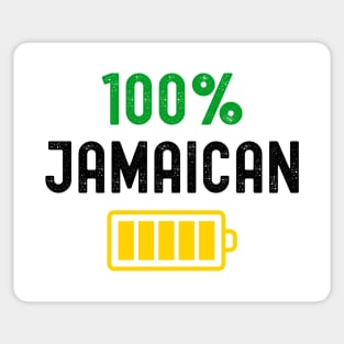 100% Jamaican Sticker